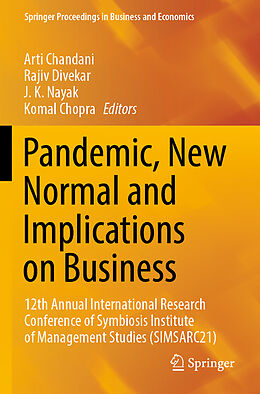 Couverture cartonnée Pandemic, New Normal and Implications on Business de 