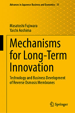 Livre Relié Mechanisms for Long-Term Innovation de Yaichi Aoshima, Masatoshi Fujiwara