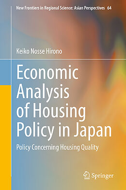 Livre Relié Economic Analysis of Housing Policy in Japan de Keiko Nosse Hirono