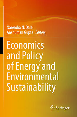 Couverture cartonnée Economics and Policy of Energy and Environmental Sustainability de 