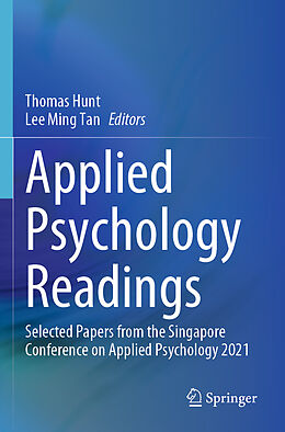 Couverture cartonnée Applied Psychology Readings de 