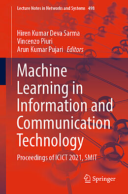 Couverture cartonnée Machine Learning in Information and Communication Technology de 