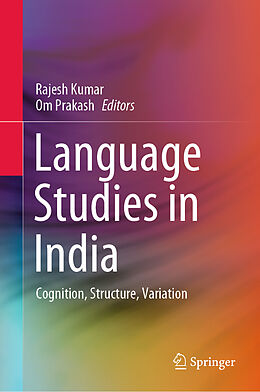 Livre Relié Language Studies in India de 