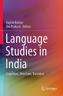 Couverture cartonnée Language Studies in India de 