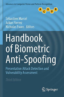 Couverture cartonnée Handbook of Biometric Anti-Spoofing de 