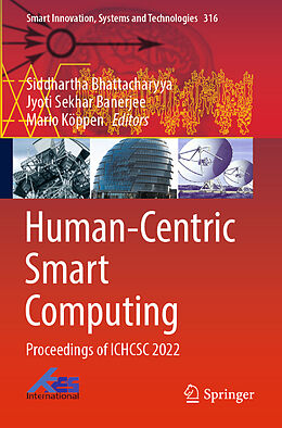 Couverture cartonnée Human-Centric Smart Computing de 