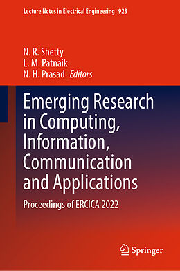 Livre Relié Emerging Research in Computing, Information, Communication and Applications de 