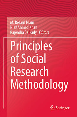 Couverture cartonnée Principles of Social Research Methodology de 
