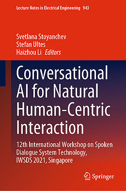 Livre Relié Conversational AI for Natural Human-Centric Interaction de 