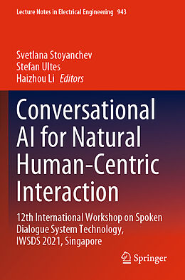 Couverture cartonnée Conversational AI for Natural Human-Centric Interaction de 