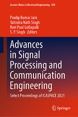 Livre Relié Advances in Signal Processing and Communication Engineering de 