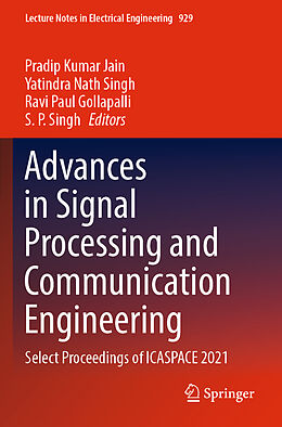 Couverture cartonnée Advances in Signal Processing and Communication Engineering de 