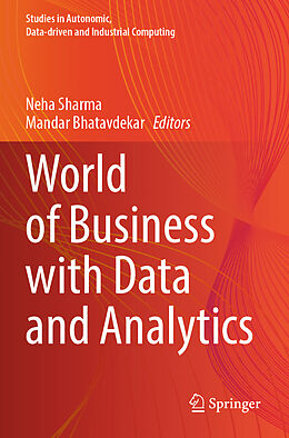 Couverture cartonnée World of Business with Data and Analytics de 