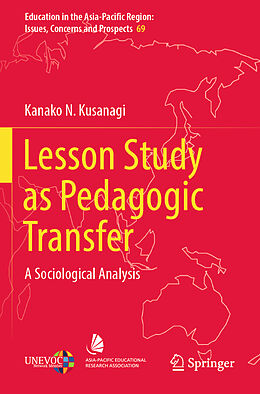 Couverture cartonnée Lesson Study as Pedagogic Transfer de Kanako N. Kusanagi