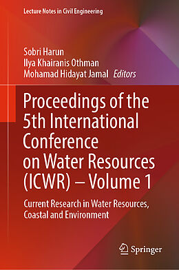 Livre Relié Proceedings of the 5th International Conference on Water Resources (ICWR)   Volume 1 de 