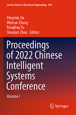 Couverture cartonnée Proceedings of 2022 Chinese Intelligent Systems Conference de 