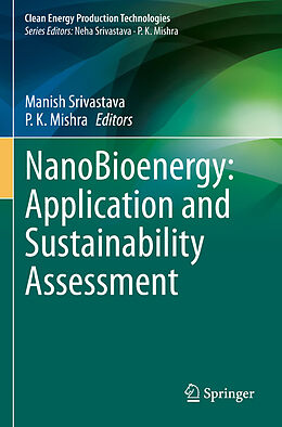 Couverture cartonnée NanoBioenergy: Application and Sustainability Assessment de 