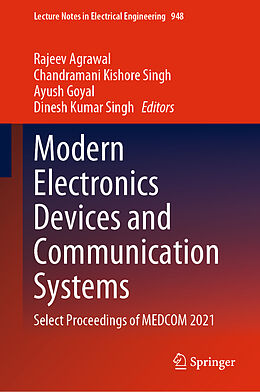 Livre Relié Modern Electronics Devices and Communication Systems de 