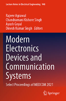 Couverture cartonnée Modern Electronics Devices and Communication Systems de 