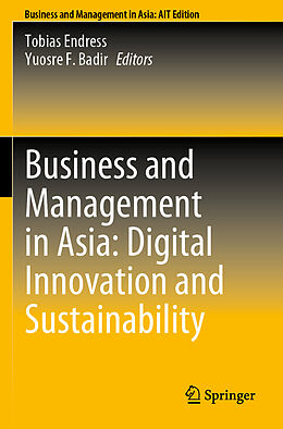 Couverture cartonnée Business and Management in Asia: Digital Innovation and Sustainability de 