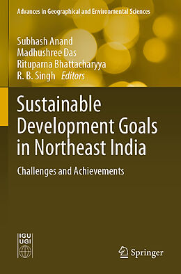 Couverture cartonnée Sustainable Development Goals in Northeast India de 