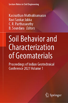 Livre Relié Soil Behavior and Characterization of Geomaterials de 