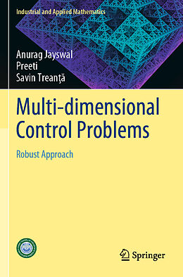 Couverture cartonnée Multi-dimensional Control Problems de Anurag Jayswal, Savin Trean  , Preeti