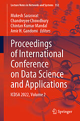 eBook (pdf) Proceedings of International Conference on Data Science and Applications de 