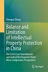 eBook (pdf) Balance and Limitation of Intellectual Property Protection in China de Chenguo Zhang