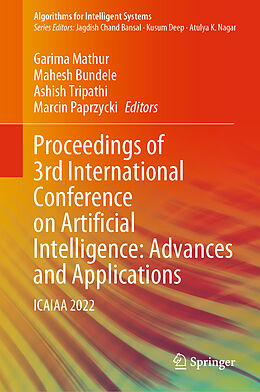 Livre Relié Proceedings of 3rd International Conference on Artificial Intelligence: Advances and Applications de 