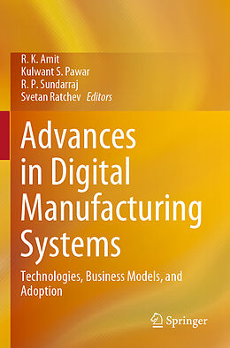 Couverture cartonnée Advances in Digital Manufacturing Systems de 