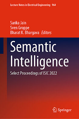 Livre Relié Semantic Intelligence de 