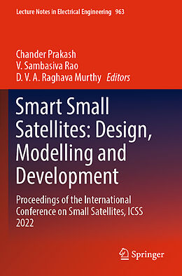 Couverture cartonnée Smart Small Satellites: Design, Modelling and Development de 