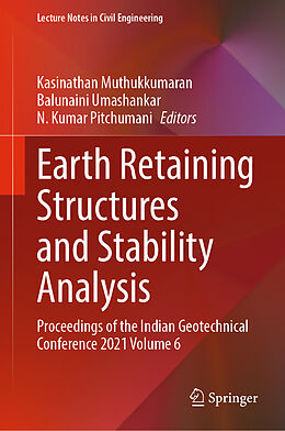 Livre Relié Earth Retaining Structures and Stability Analysis de 