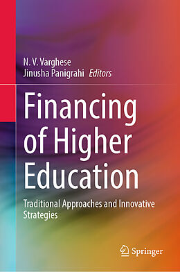 Livre Relié Financing of Higher Education de 