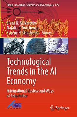 Couverture cartonnée Technological Trends in the AI Economy de 