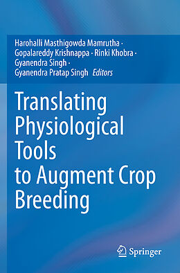 Couverture cartonnée Translating Physiological Tools to Augment Crop Breeding de 