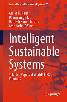 Couverture cartonnée Intelligent Sustainable Systems de 