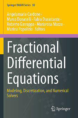 Couverture cartonnée Fractional Differential Equations de 