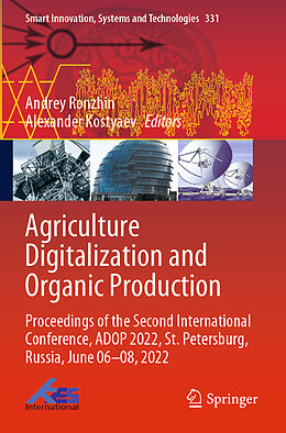 Couverture cartonnée Agriculture Digitalization and Organic Production de 