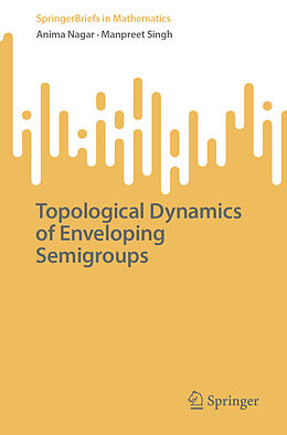 Couverture cartonnée Topological Dynamics of Enveloping Semigroups de Manpreet Singh, Anima Nagar