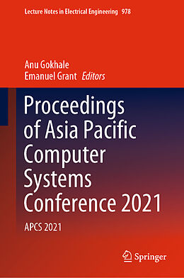 Livre Relié Proceedings of Asia Pacific Computer Systems Conference 2021 de 