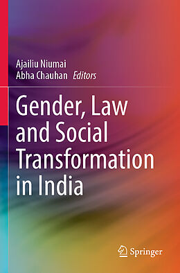 Kartonierter Einband Gender, Law and Social Transformation in India von 