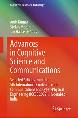 Livre Relié Advances in Cognitive Science and Communications de 