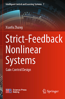 Kartonierter Einband Strict-Feedback Nonlinear Systems von Xianfu Zhang