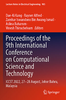 Couverture cartonnée Proceedings of the 9th International Conference on Computational Science and Technology de 