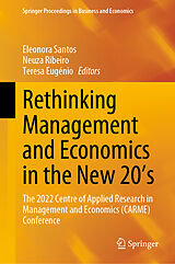 eBook (pdf) Rethinking Management and Economics in the New 20's de 
