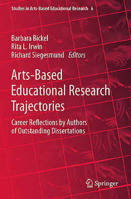 Couverture cartonnée Arts-Based Educational Research Trajectories de 