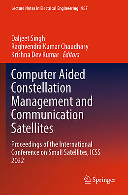 Couverture cartonnée Computer Aided Constellation Management and Communication Satellites de 
