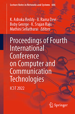 Couverture cartonnée Proceedings of Fourth International Conference on Computer and Communication Technologies de 